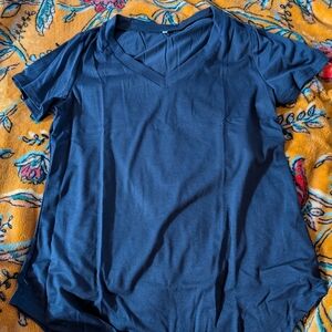Blue V-Neck T-Shirt
